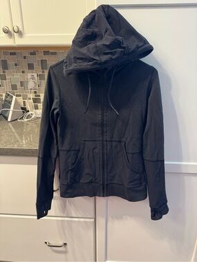 Lululemon Black Women's Zip-Up Hooded Jacket